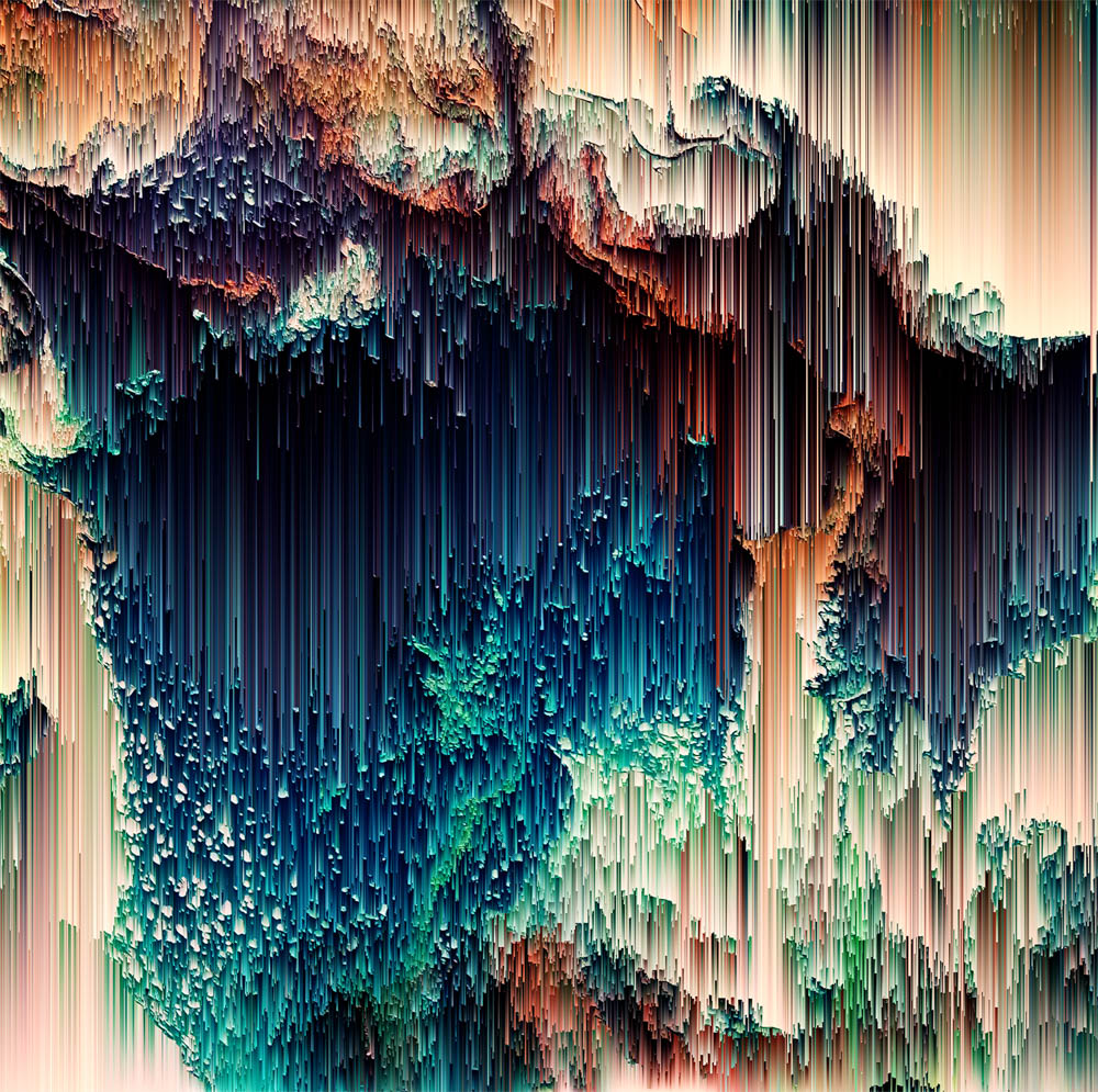 Glitches Be Trippin' - Abstract Pixel Art by Jennifer Walsh